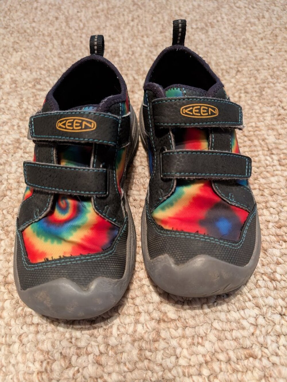 Keen toddler shoes, size 12T. Tie dye. Multi color.